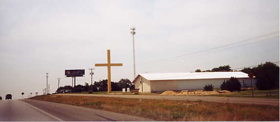 A giant cross